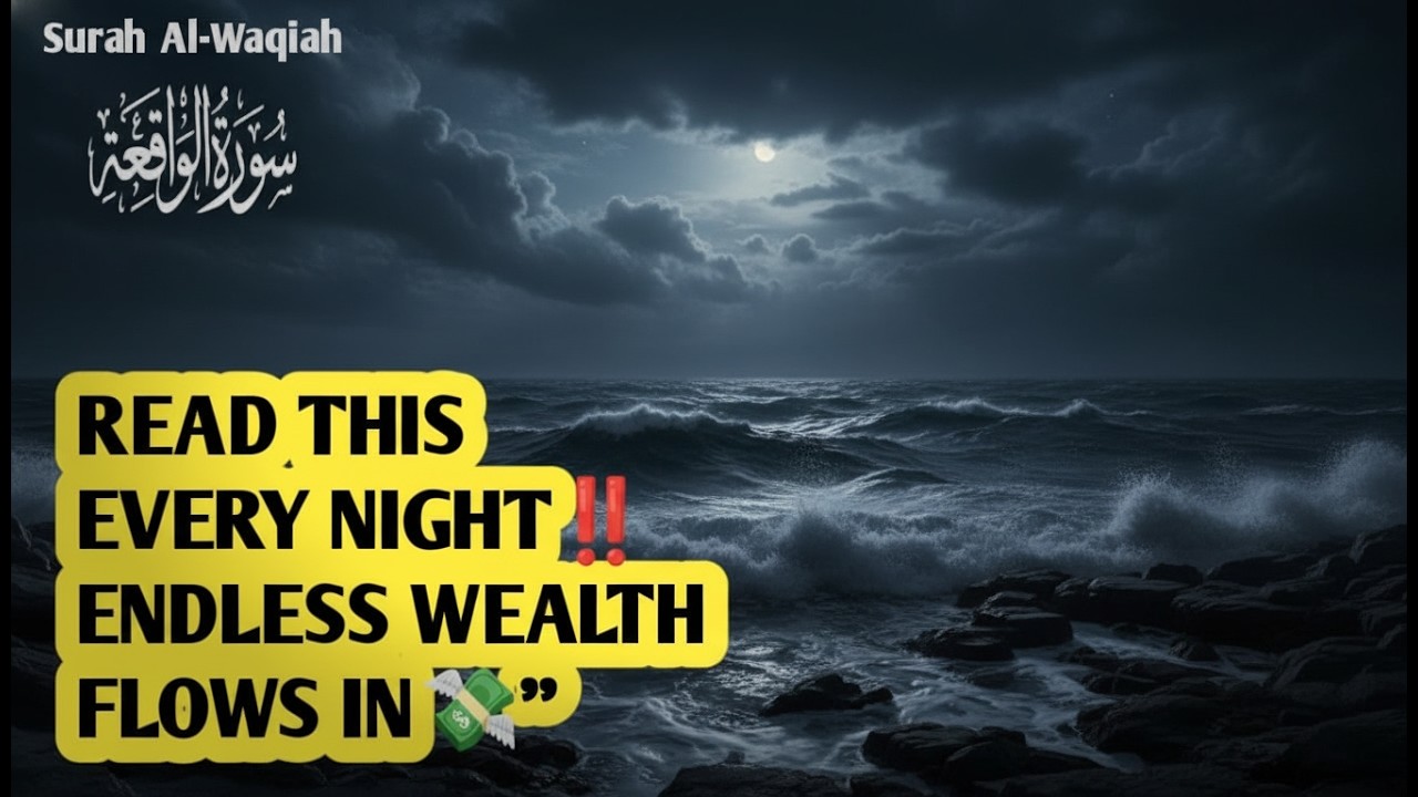 Surah Al-Waqiah – The Surah of Rizq (Wealth and Sustenance)