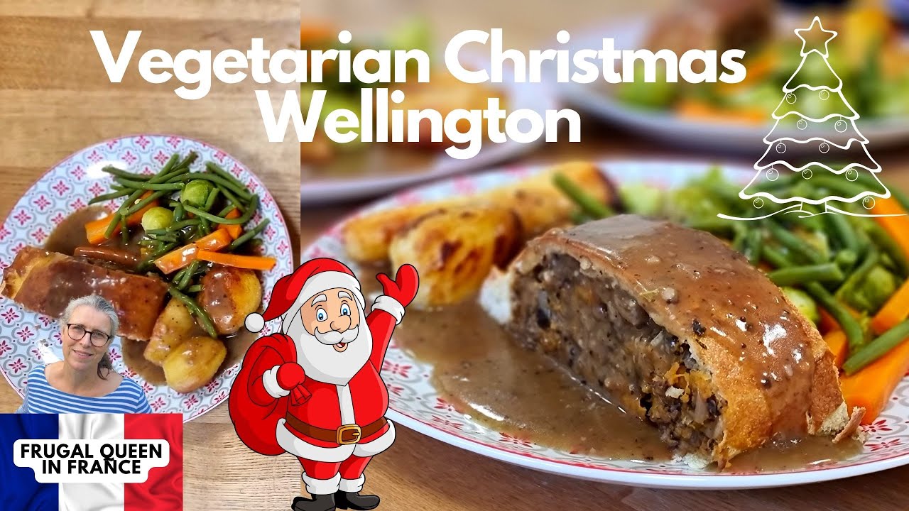 Vegetarian Christmas Wellington #vegetarianchristmaslunch #veggiewellington #vegetarian #christmas