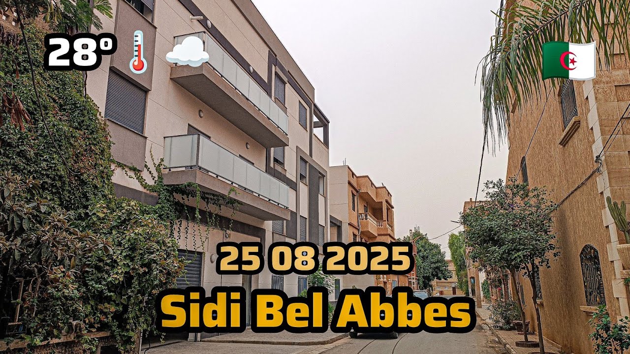 Bâtiment l'Italie Sidi Bel Abbès climat orange aujourd'hui