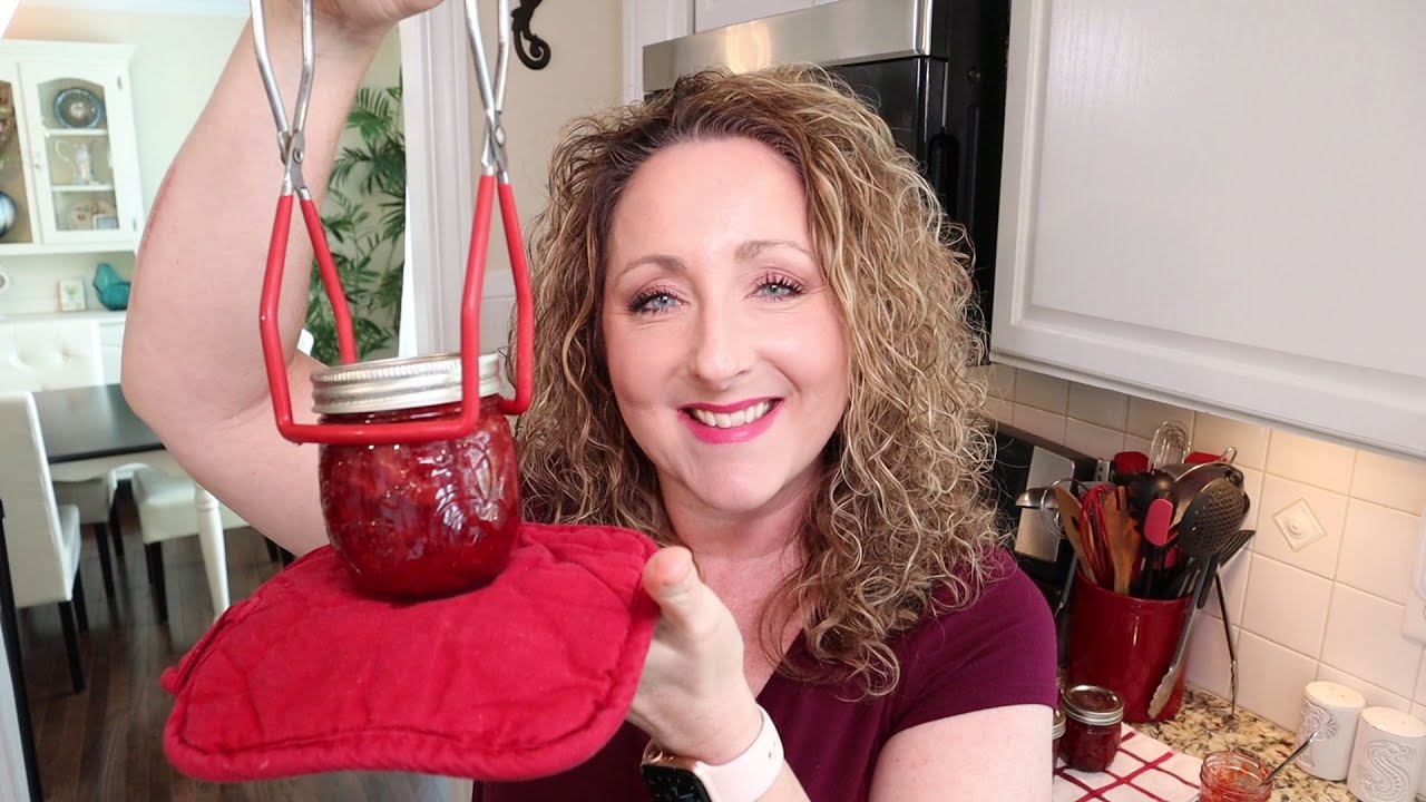 Low Sugar Strawberry Jam ~ Water Bath Canning ~ Steam Canning ~ How To Make Strawberry Jam