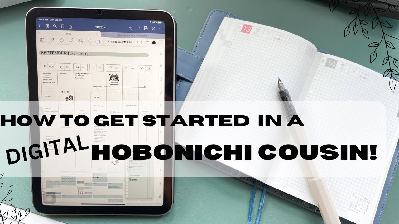 Hobonichi Cousin Planner Setup! Functional and memory planning in my digital Hobonichi Cousin