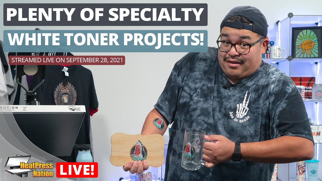 Live Episode: Specialty White Toner Paper Projects!