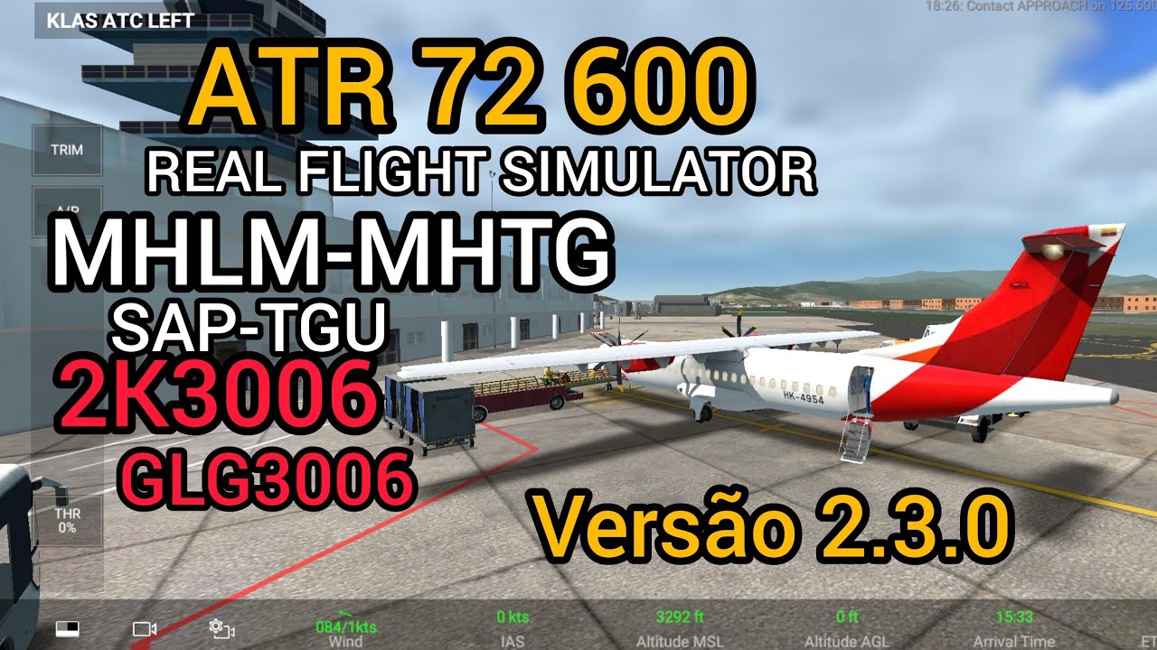 RFS ATR 72 600 Avianca Equador HK-4954(2K3006) San Pedro/Tegucigalpa V2.3.0