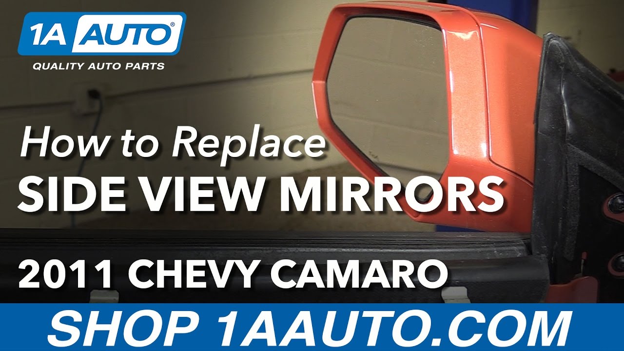 Как заменить боковые зеркала заднего вида на Chevrolet Camaro 10-13 годов