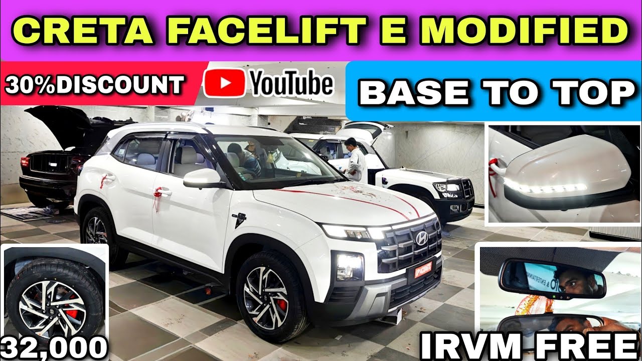 CRETA FACELIFT 2025 MODIFIED BASE TO TOP✅ 30% DISCOUNT ON GENUINE PARTS✅#cretafacelift2025#trending
