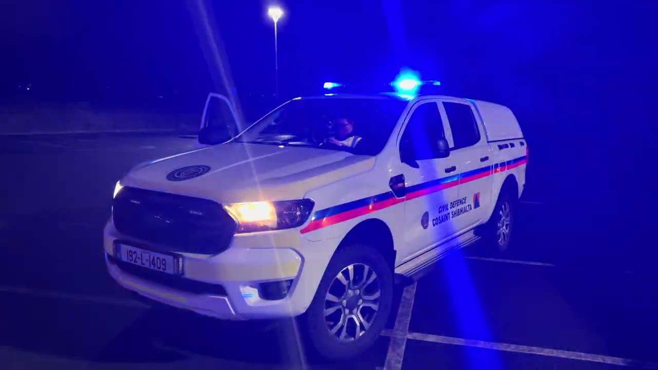Limerick Civil Defence Ford Ranger Siren Demo