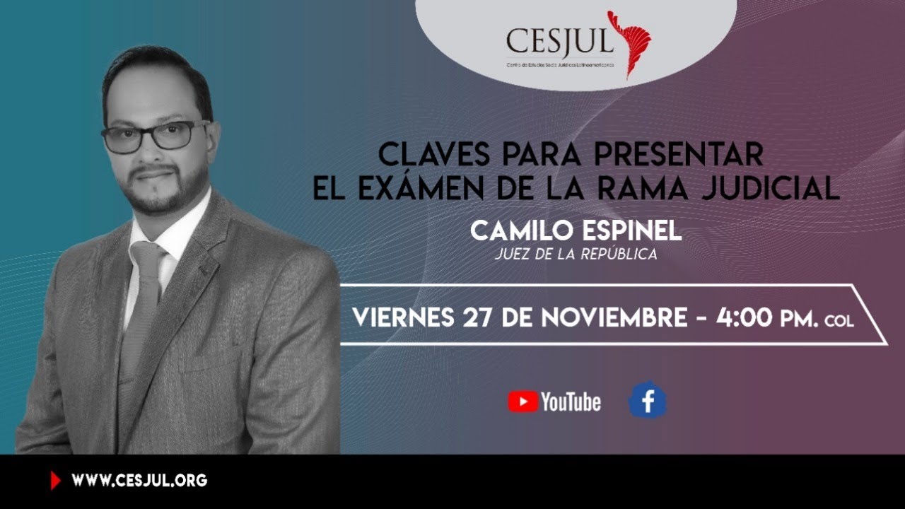 Claves para presentar el ex&aacute;men de la Rama Judicial