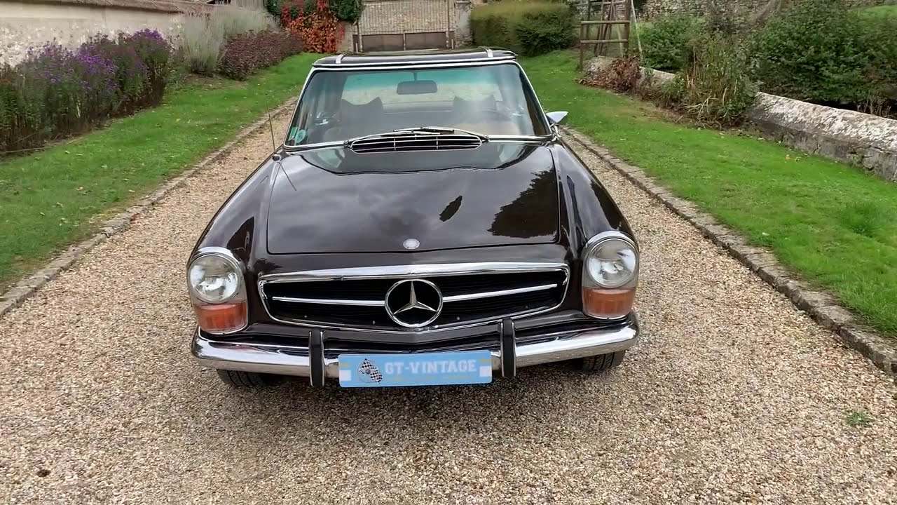 MERCEDES 280 SL vendue chez GT VINTAGE CLASSIC CARS