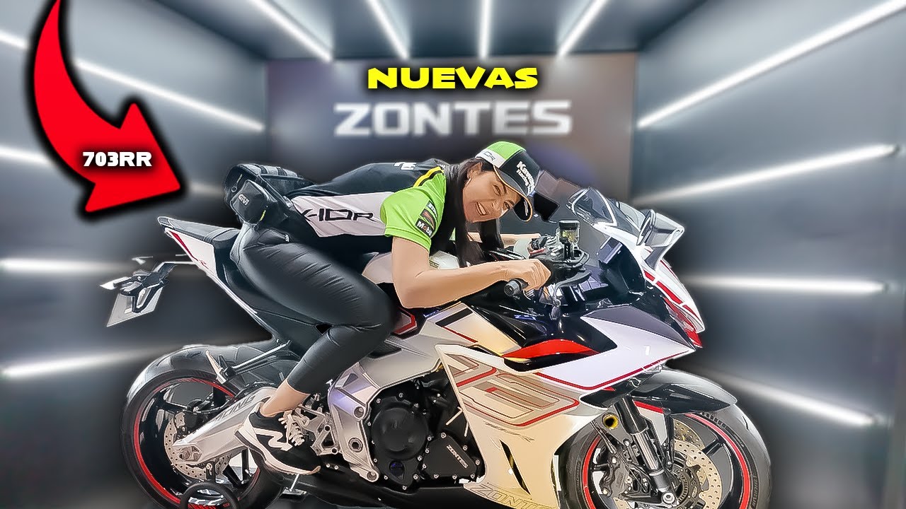Nuevas Motos ZONTES 703RR y U200 con Andrea 