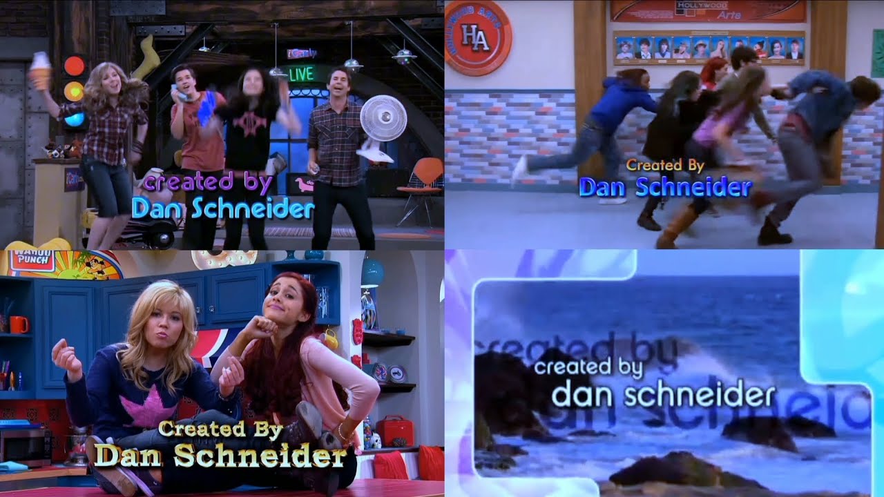 Bubble Guppies Theme Song Sam & Cat iCarly Victorious Zoey 101 Intro (Mixed) (Official Music Video)