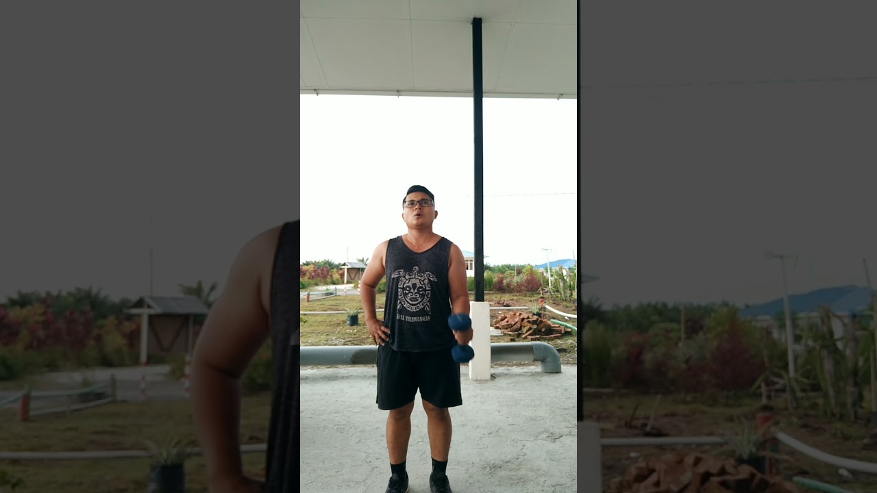Senaman lompat tali gabung dumbbell