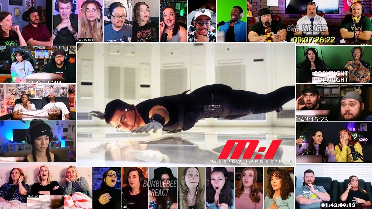 Wire Heist Scene | Mission: Impossible (1996) reaction mashup
