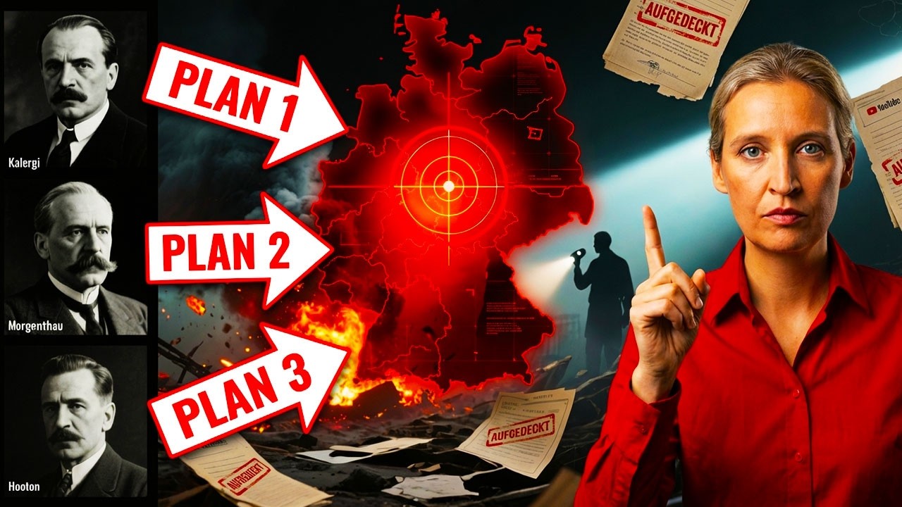 3 DUNKLE PL&Auml;NE: Wie Deutschland Zerst&ouml;rt Werden Sollte - Kalergi, Morgenthau, Hooton