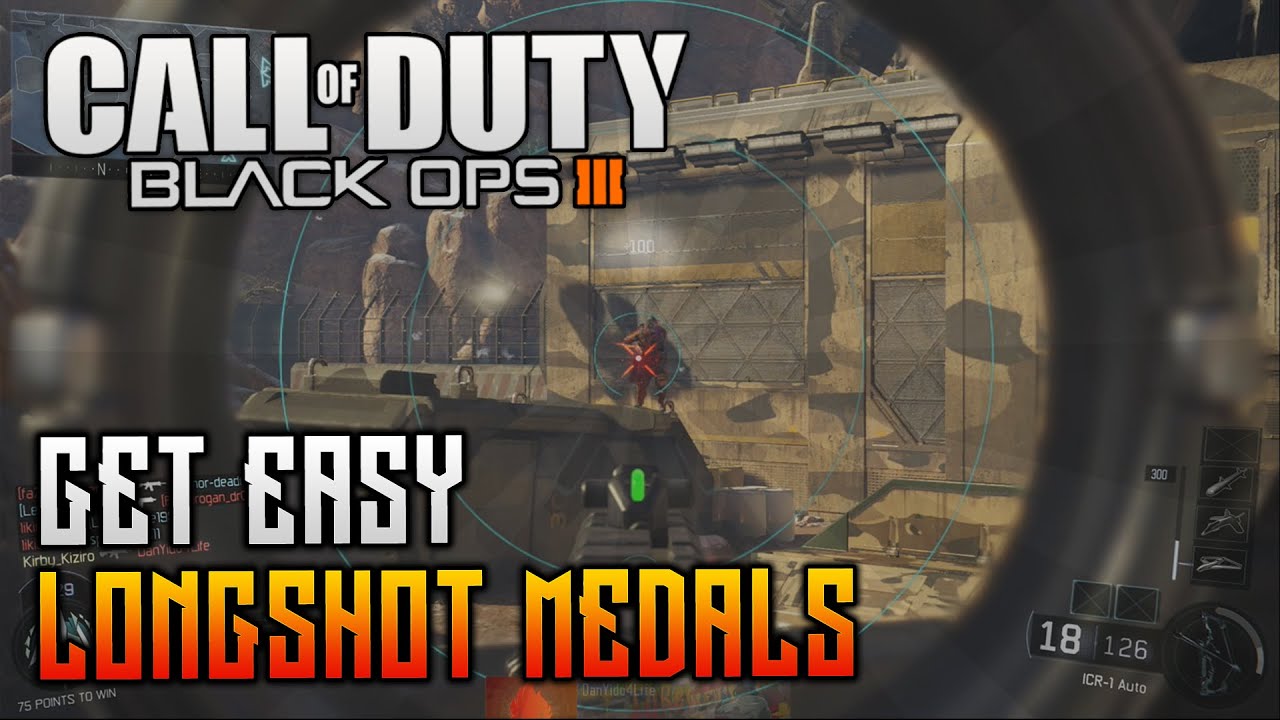 Black Ops 3 - How To Get Easy Longshot Medals (Black Ops 3 Tips & Tricks)