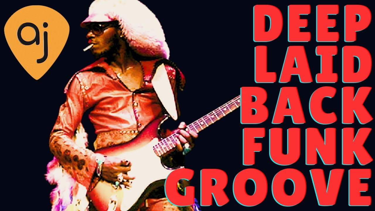 Deep Laid Back Funk Groove | Guitar Jam Track (E Minor - 66 BPM)