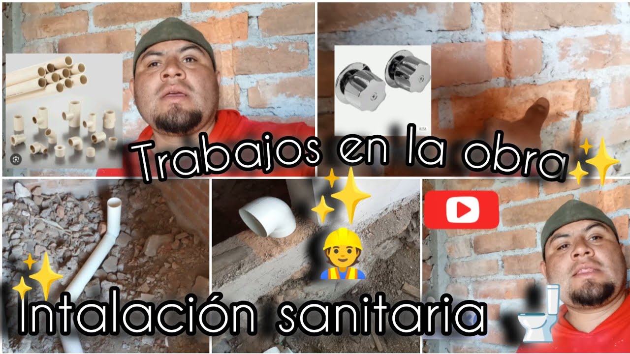 ✅ intalación de tubería sanitaria🚽/ ranuras para intalación eléctrica 💡🔌