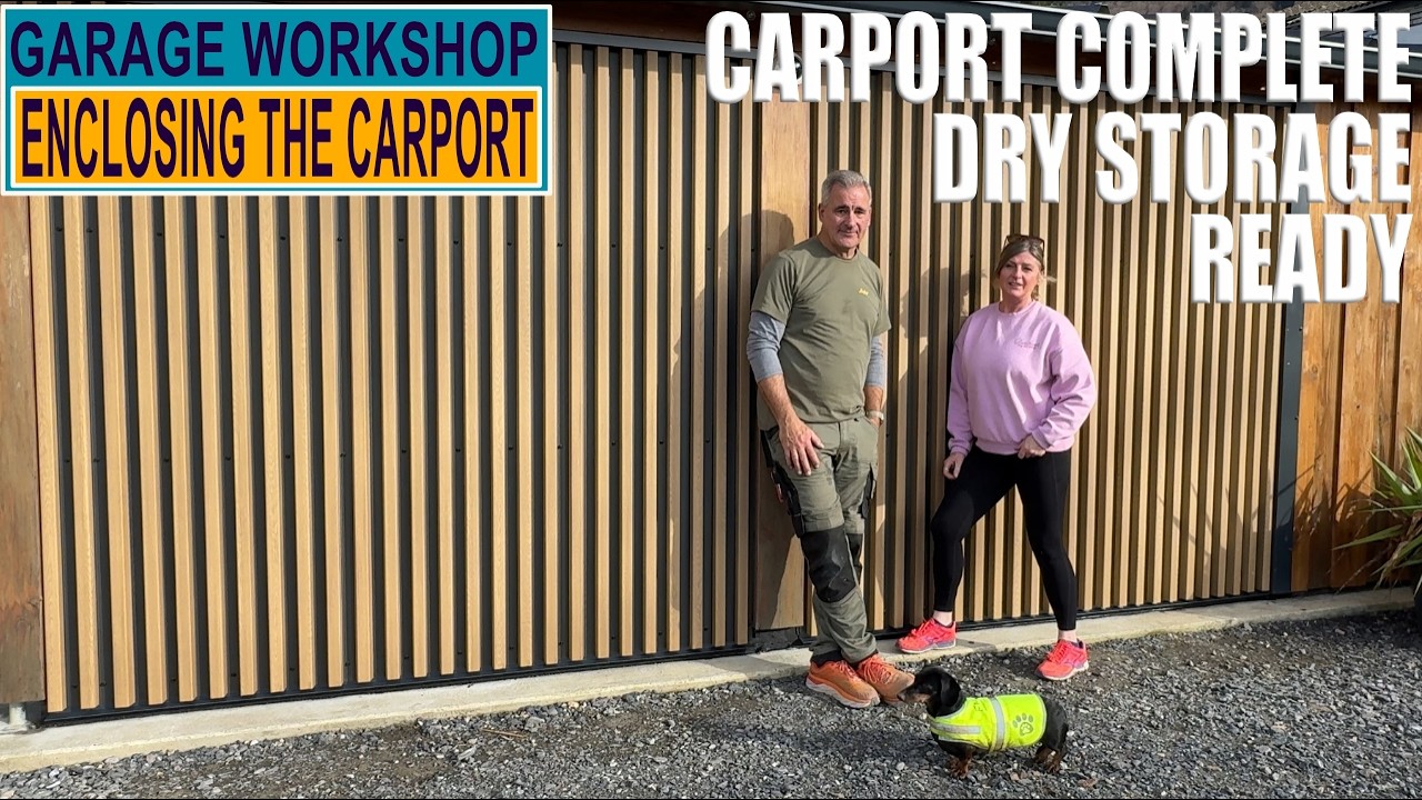 Carport Panelling Complete | Dry Storage for the Build
