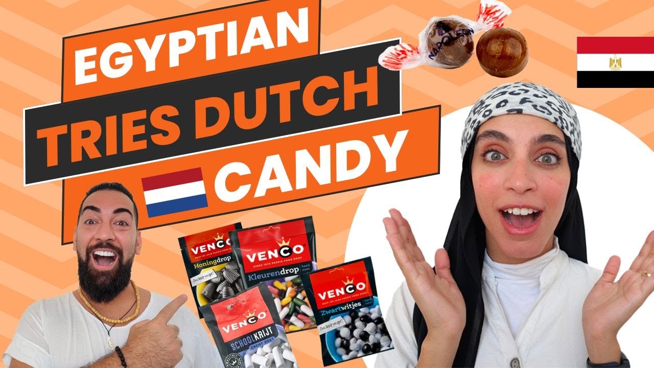 Egyptian Tries Dutch Candy for the First Time… and Can’t Handle the Drop! (Licorice)🇳🇱😱
