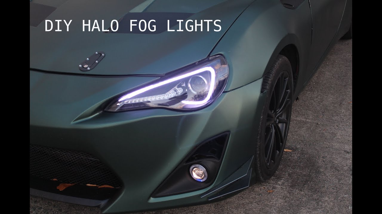 FRS gets fog lights: DIY how to intsall halo fog lights on frs/brz