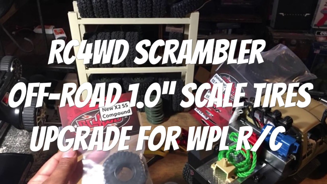 RC4WD Scrambler Off-road 1.0&rdquo; Tires Upgrade for WPL R/C