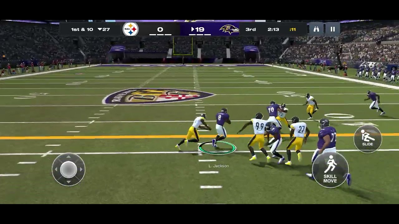 Ravens vs Steelers madden 26 mobile 