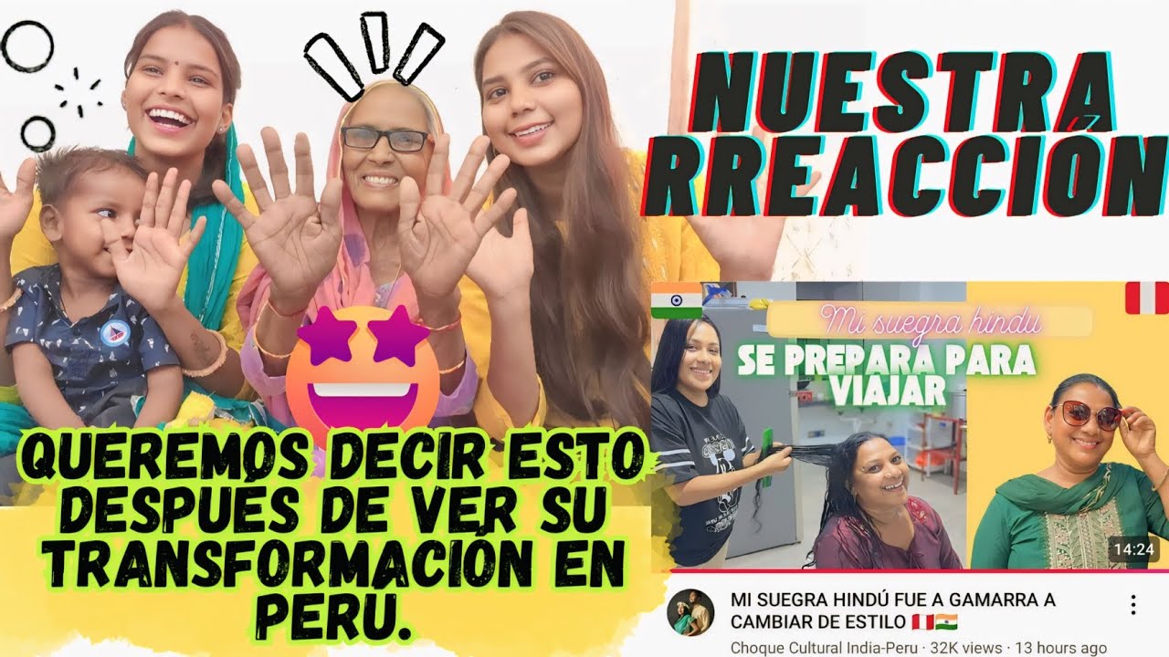 NUESTRA REACCIÓN ~🙆‍♀️Nos sorprendió su preparación para el viaje y su transformación en Perú.