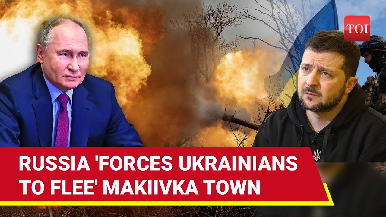 Ukrainian Soldiers 'Flee' Makiivka Under Russian Onslaught; Another Victory For Putin | Watch