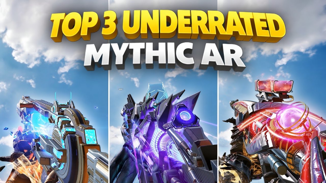 Top 3 most Underrated Mythic Assault Rifles in Codm