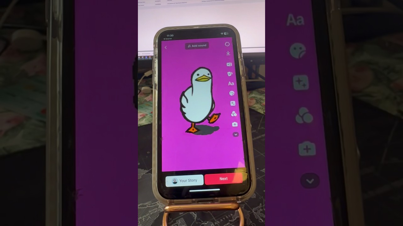 Tik Tok dancing duck tutorial #trending #shorts #viral
