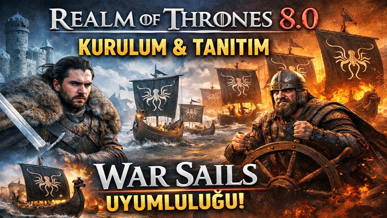 GOT MODU VE WAR SAILS BİRLEŞTİ! Realm of Thrones 8.0 Kurulum ve Tanıtım Rehberi | BL Nasıl Kurulur?