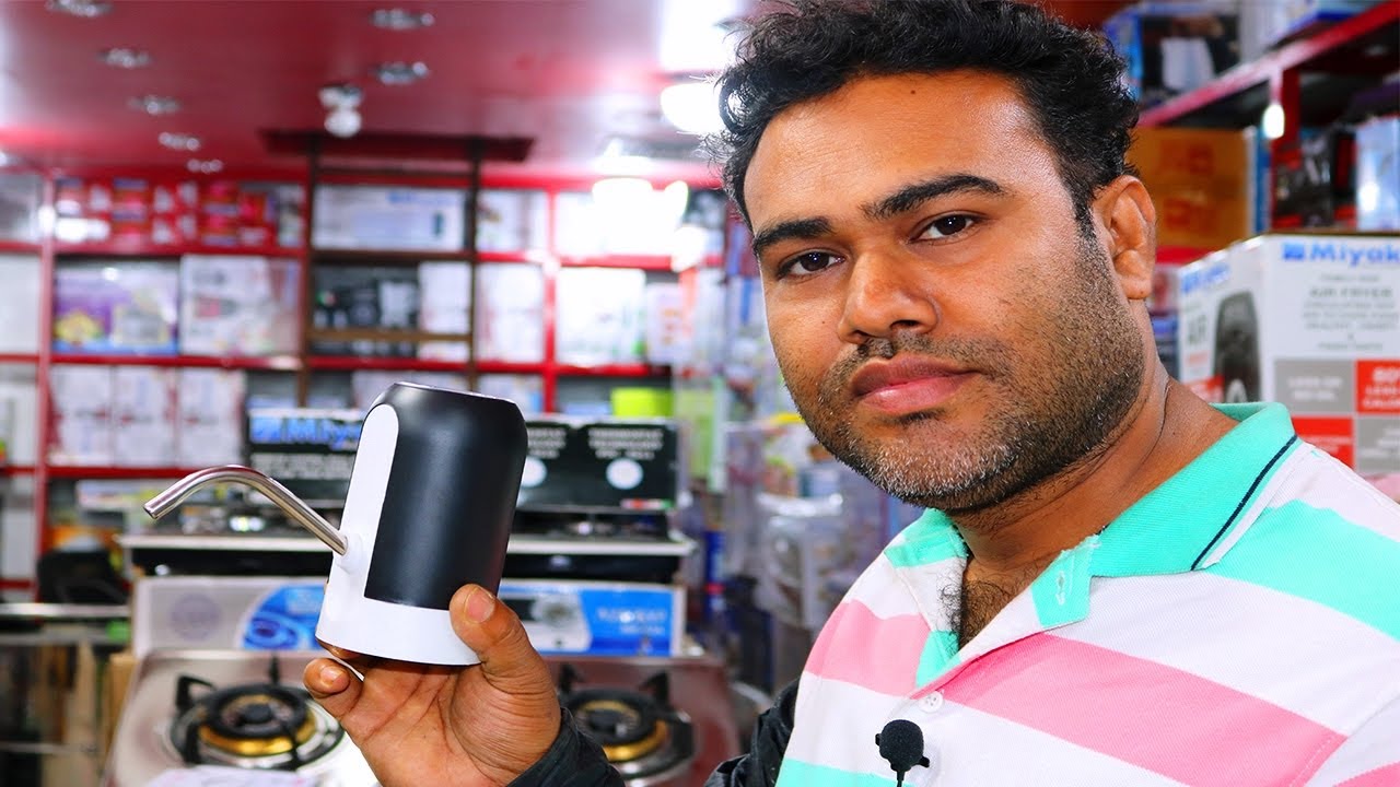 অটোমেটিক পানির ডিসপেন্সার | Automatic Water Dispenser | Water Bottle Pump, USB Charging