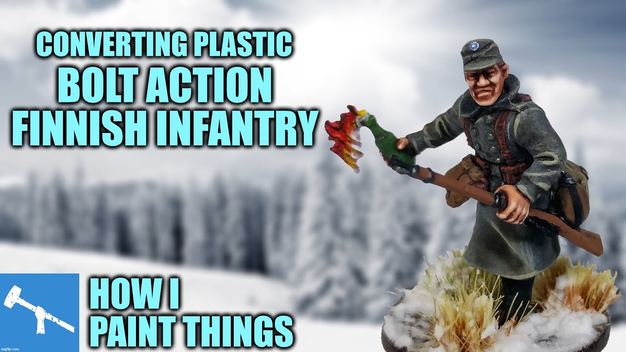 Convert & Paint Winter Finnish Infantry in Plastic [How I Paint Things]