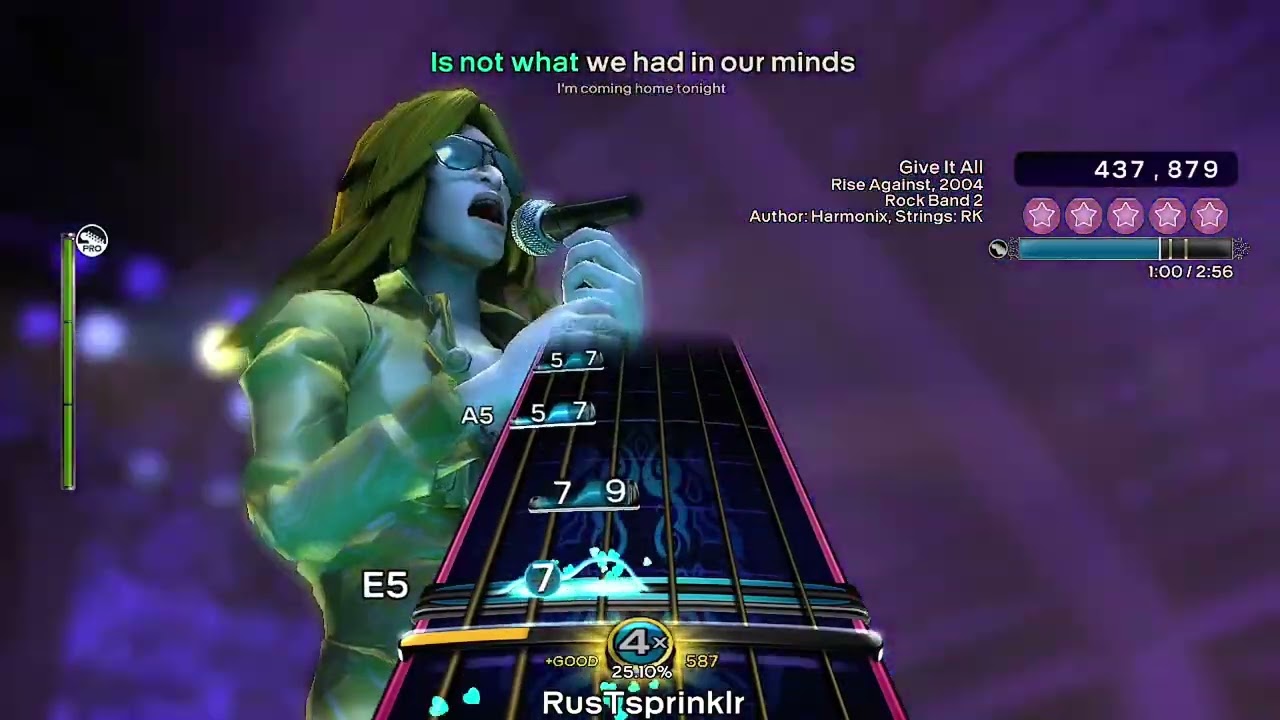 Rock Band 3 - Give It All - Pro Guitar FC