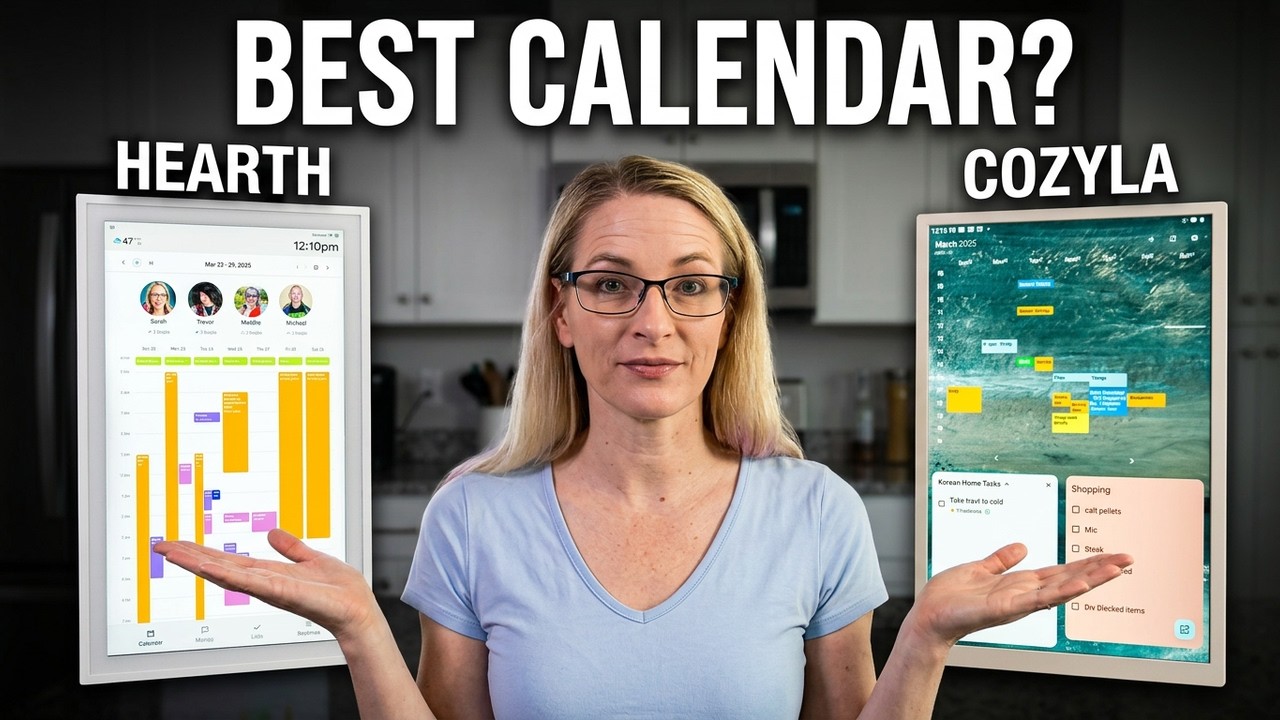 Cozyla Calendar+ vs Hearth Display - Which Smart Calendar is Worth your Money?