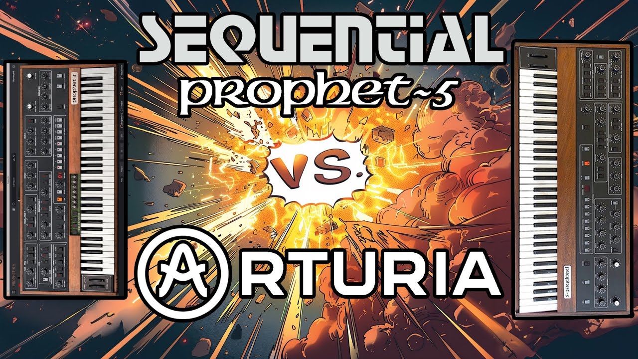 Analog vs. Digital: Prophet 5 Rev 4 vs. Arturia Prophet V - NO TALKING