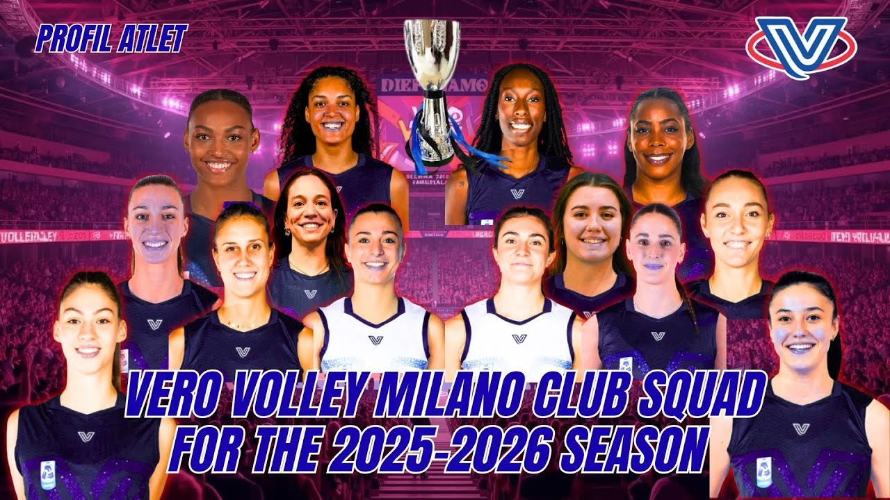 Состав клуба Vero Volley Milano на сезон 2025-2026 ❗ Итальянская волейбольная лига Серия А1