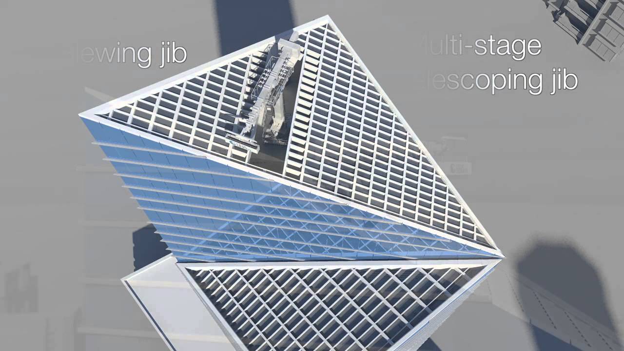 CoxGomyl Building Access Solutions - Jib and Material Hoist animation
