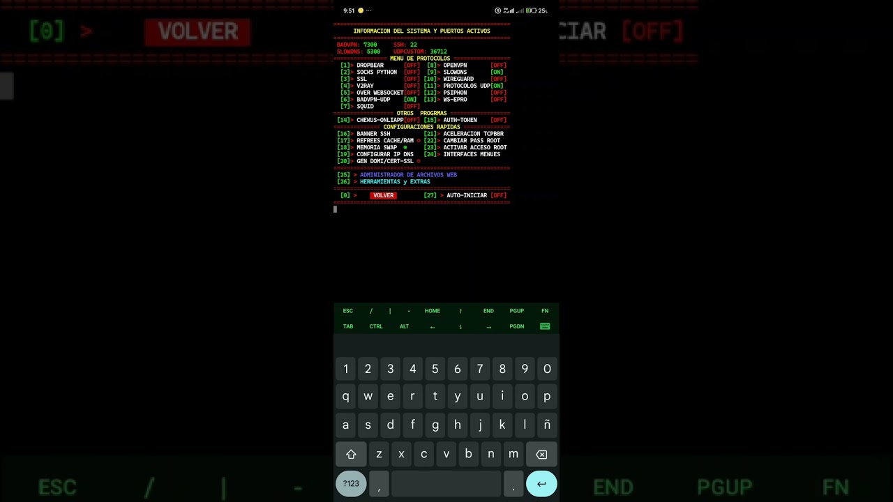 instalar slowdns y udp custom script rufus