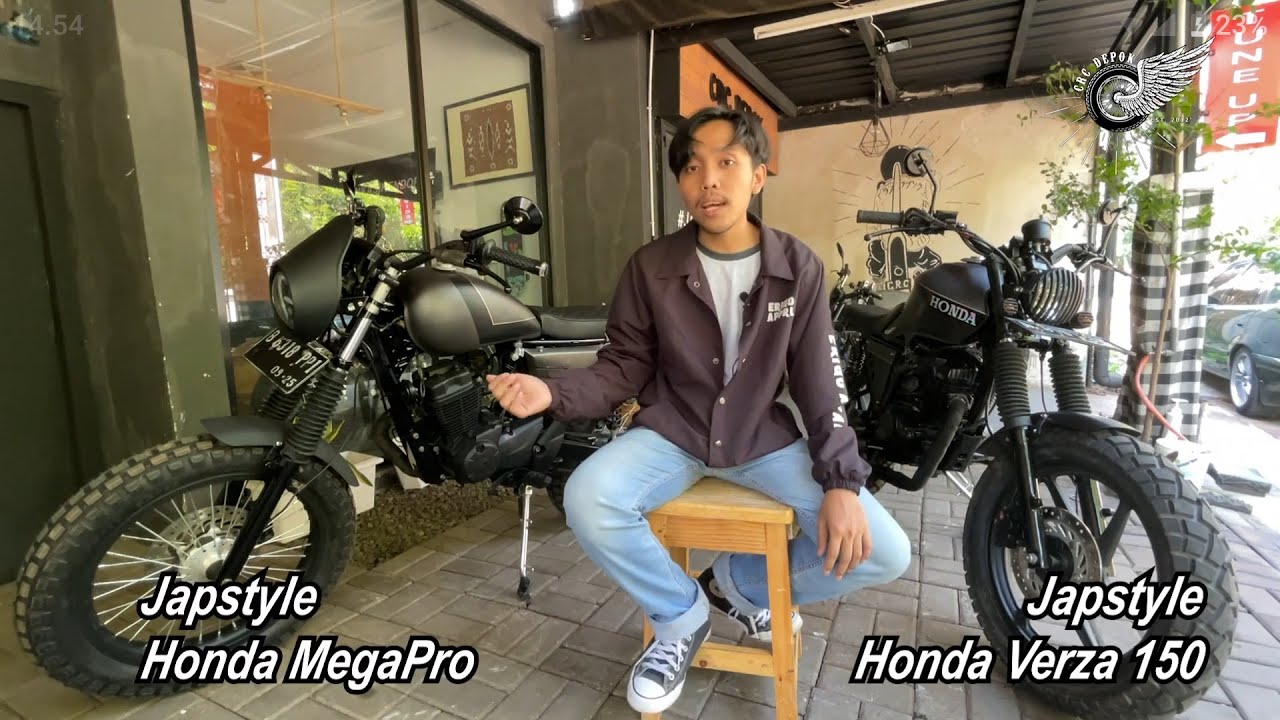 SERUPA TAPI TAK SAMA !!! Custom Japstyle HONDA MEGAPRO x HONDA VERZA 150 !!!