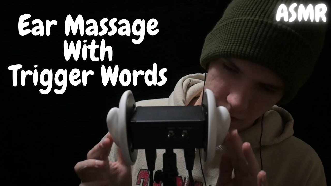 Ear Massage Therapy & Repetitive Trigger Words ASMR (Binaural Bliss)