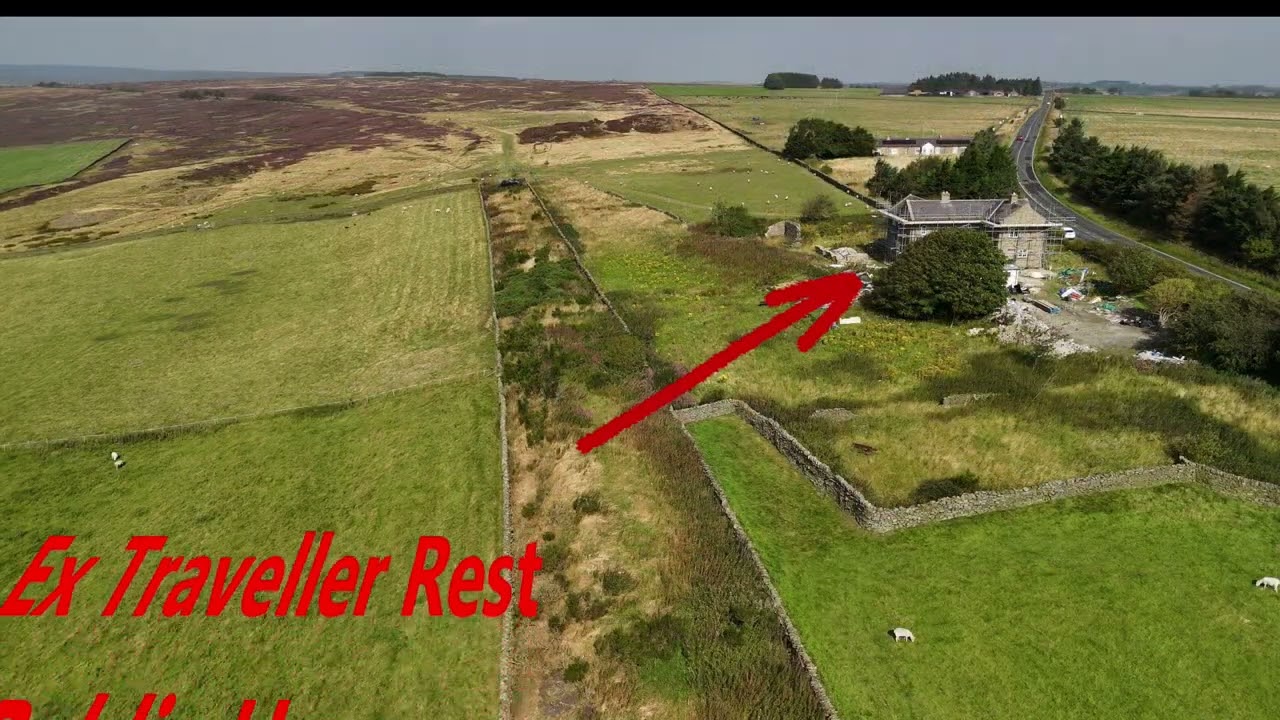 A Drone Flight From Tow Law to Burnhill Junction on the Old Railway Trackbed