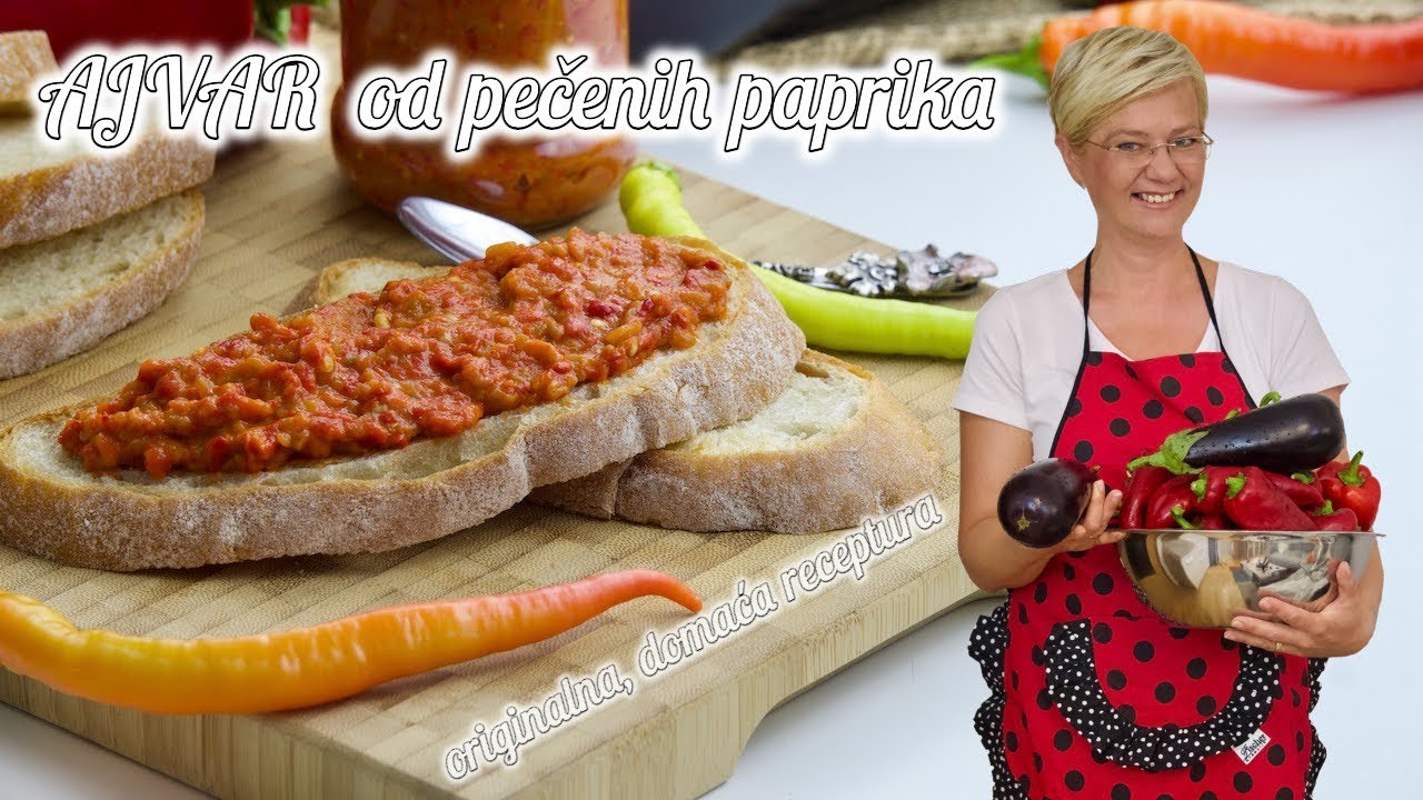 Recept za najbolji DOMAĆI AJVAR OD PEČENIH PAPRIKA • ReciPeci Sandre Gašparić