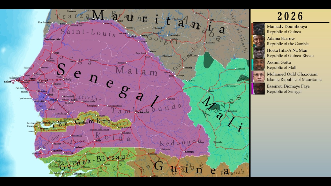 The History of Senegal (1000000 BCE-2026 CE)