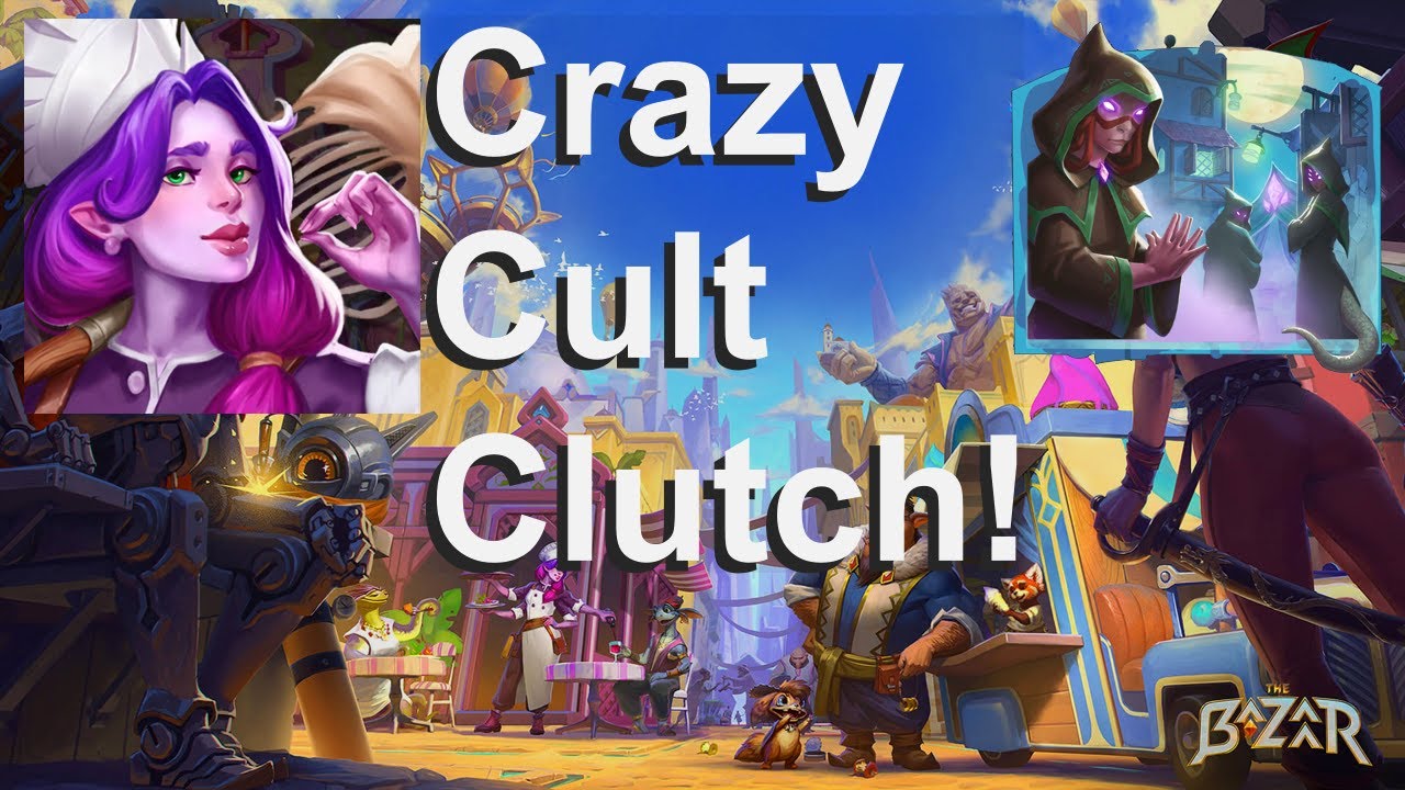 The builds at the cult are free, you can take them home (The Bazaar - Jules)