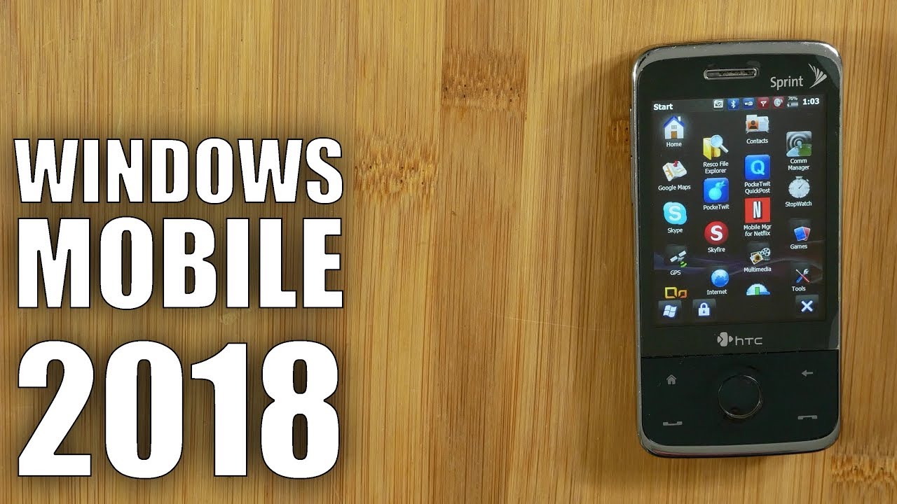 HTC Touch Pro Old Phone Challenge: Windows Mobile in 2018