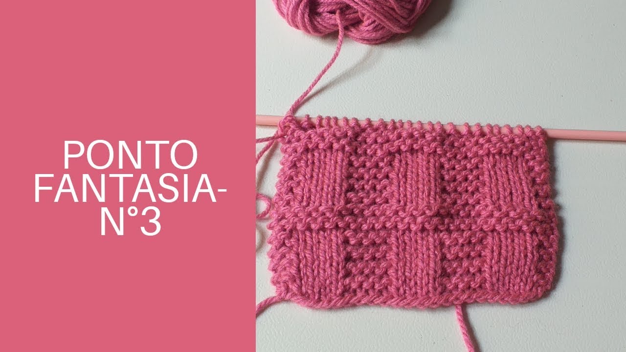 Ponto Fantasia -  N° 3 -  Crys Tricô