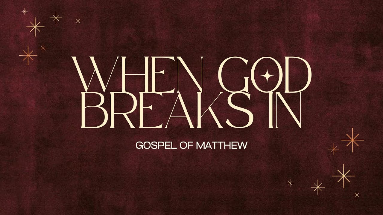 When God Breaks In with Rev Dr Chua Chung Kai (1045am, 28 Dec 2025)