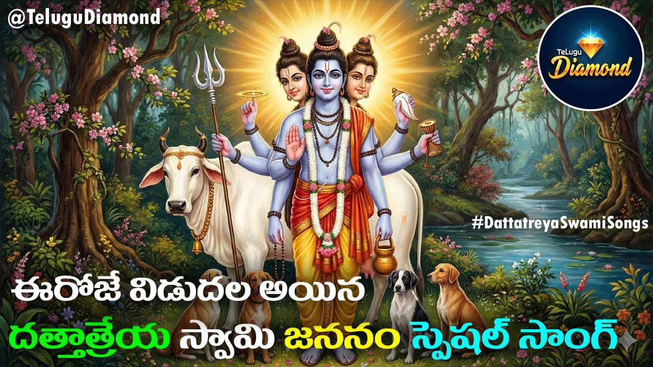 ఈరోజే విడుదల అయిన దత్తాత్రేయ స్వామి స్పెషల్ సాంగ్ #dattatreya songs #Devotionalsongs#TeluguDiamond