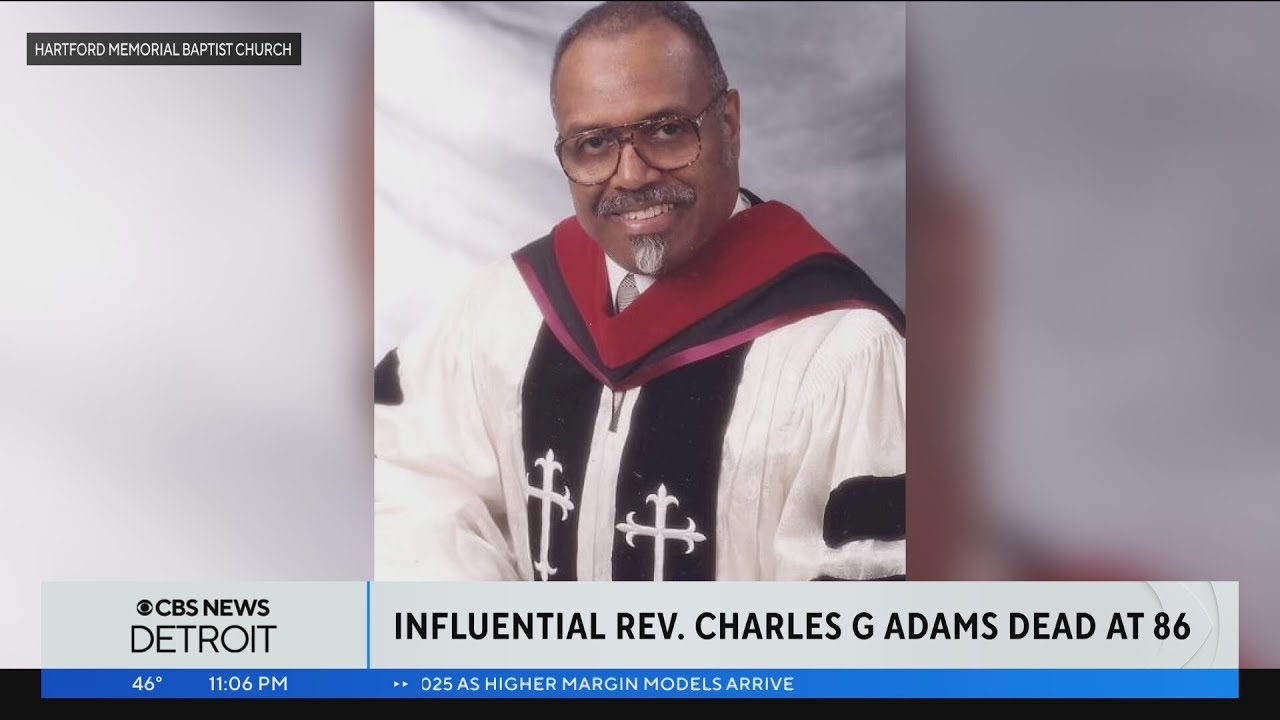 Well-known Detroit pastor the Rev. Charles G. Adams dies, but his legacy lives on