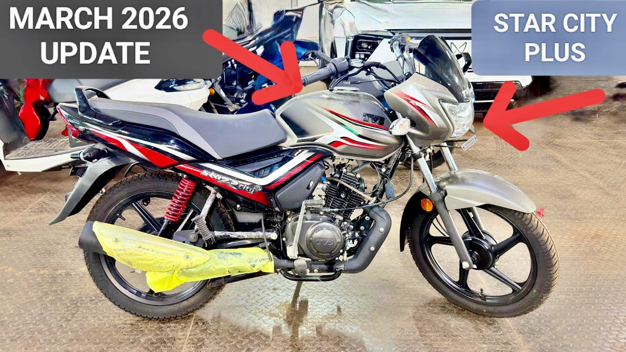 New 2026 TVS Star City Plus Major Changes Update Features Price Mileage Details Review